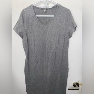 T-Shirt Dress V-Neck